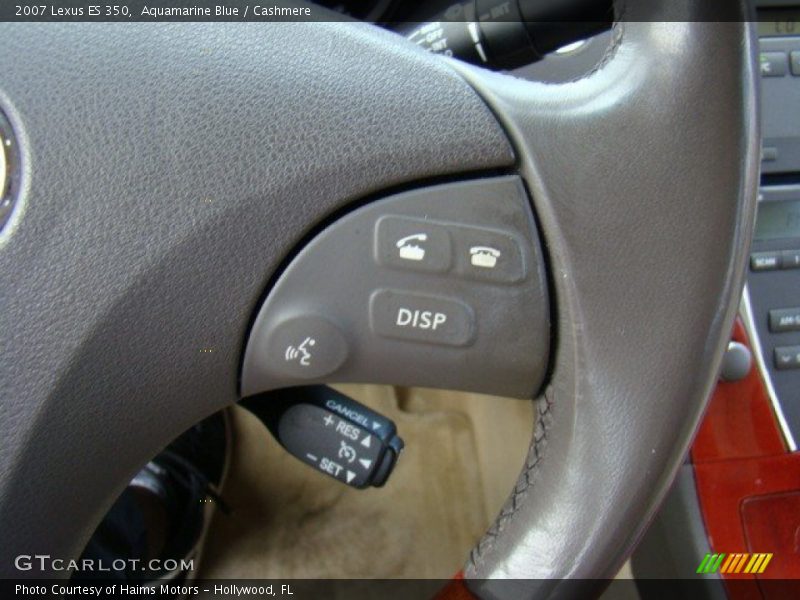 Aquamarine Blue / Cashmere 2007 Lexus ES 350