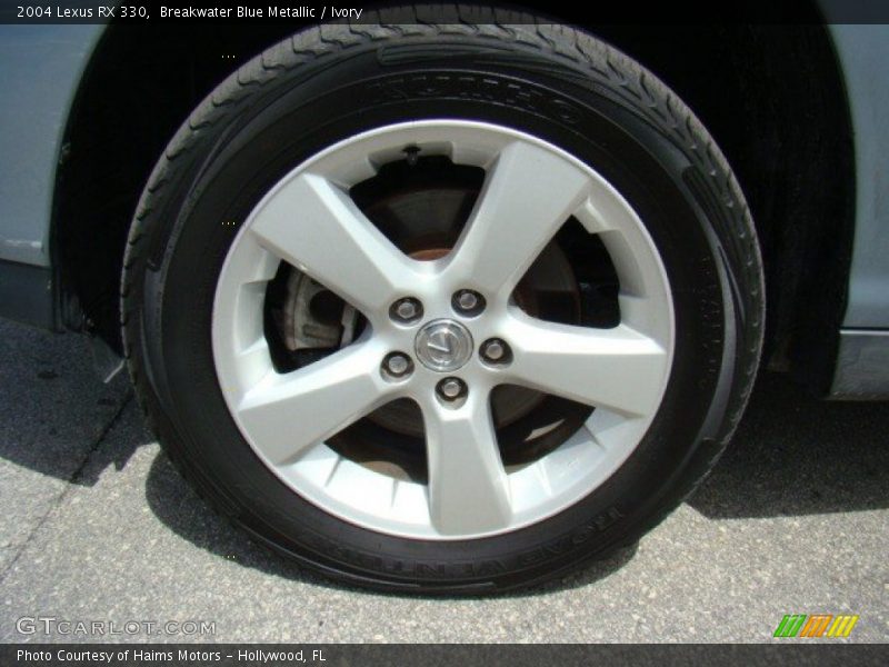 Breakwater Blue Metallic / Ivory 2004 Lexus RX 330