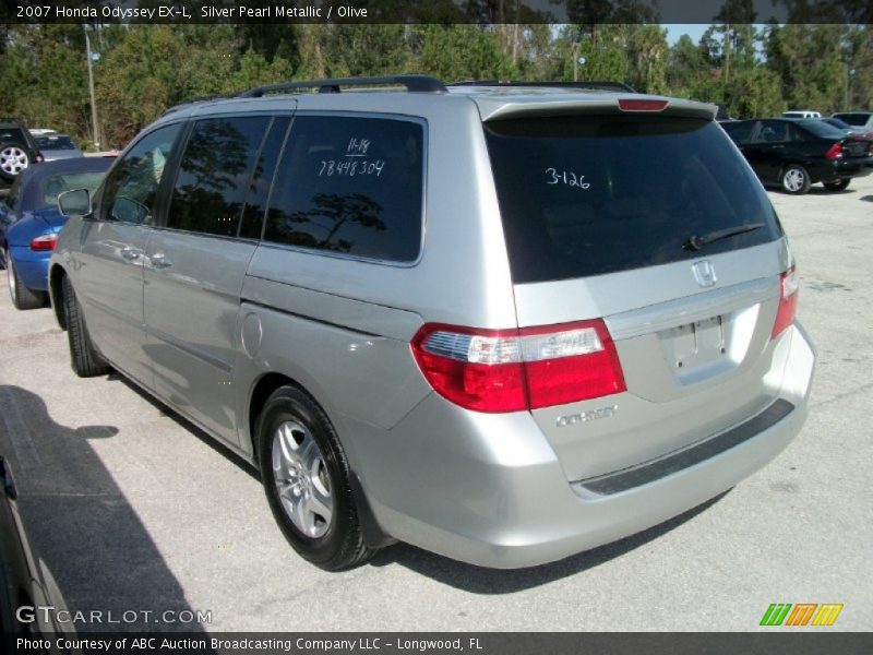 Silver Pearl Metallic / Olive 2007 Honda Odyssey EX-L