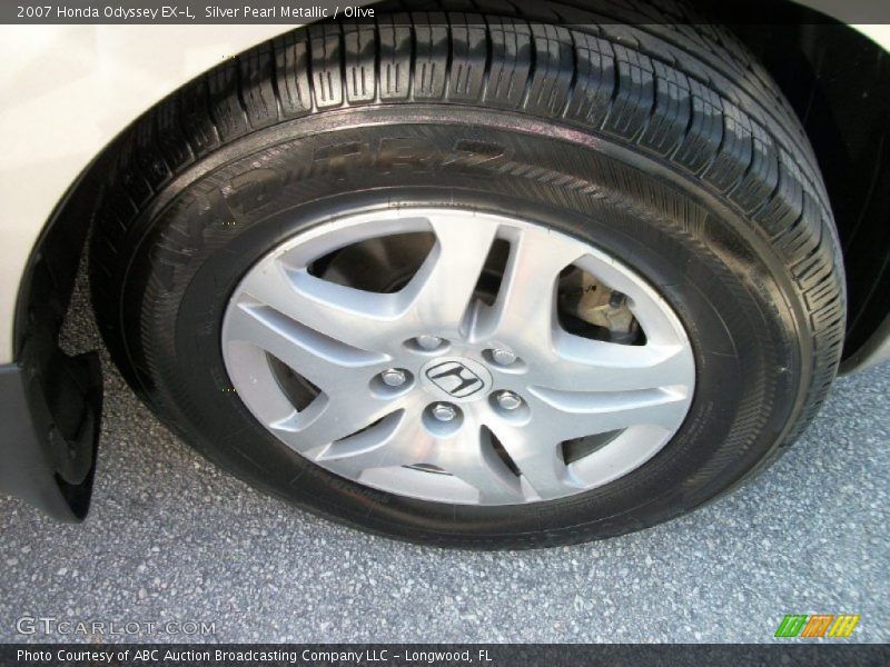 Silver Pearl Metallic / Olive 2007 Honda Odyssey EX-L