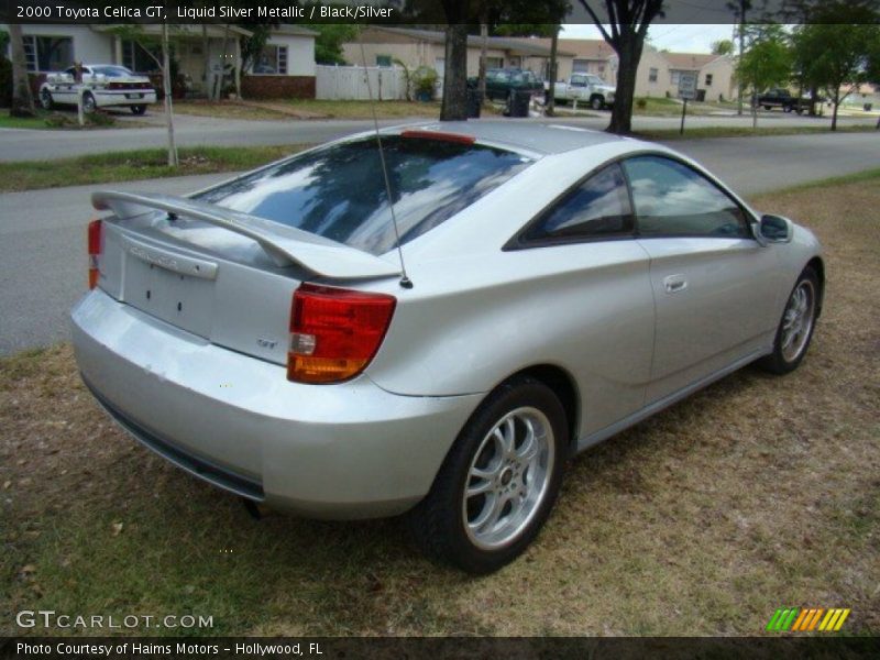 Liquid Silver Metallic / Black/Silver 2000 Toyota Celica GT