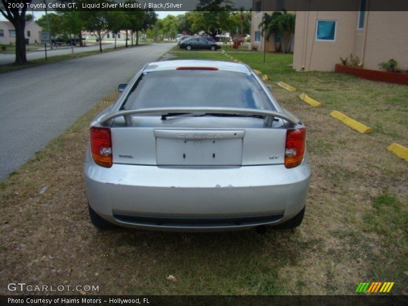Liquid Silver Metallic / Black/Silver 2000 Toyota Celica GT