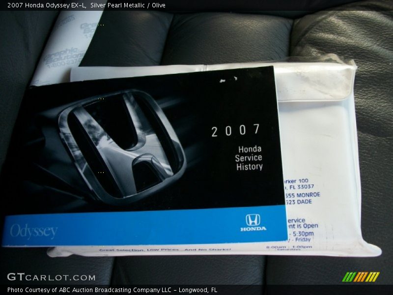 Silver Pearl Metallic / Olive 2007 Honda Odyssey EX-L