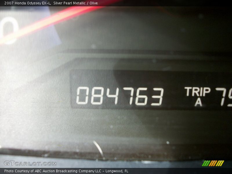 Silver Pearl Metallic / Olive 2007 Honda Odyssey EX-L