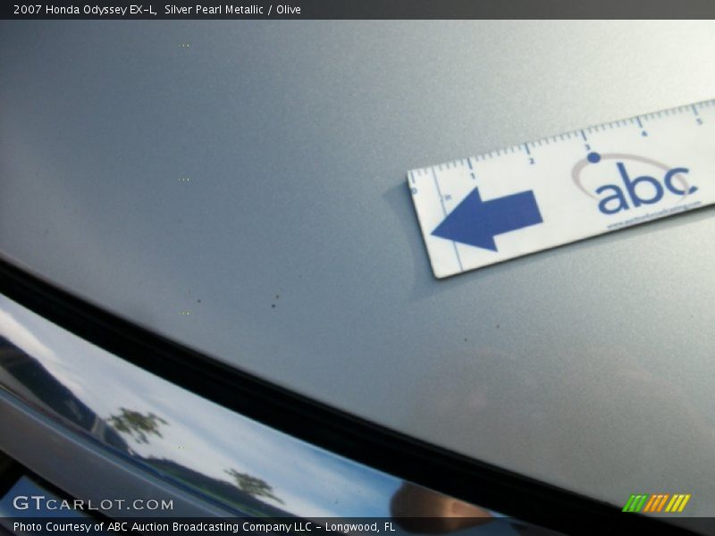 Silver Pearl Metallic / Olive 2007 Honda Odyssey EX-L