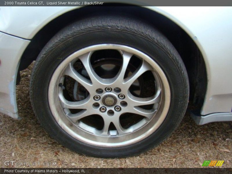 Liquid Silver Metallic / Black/Silver 2000 Toyota Celica GT