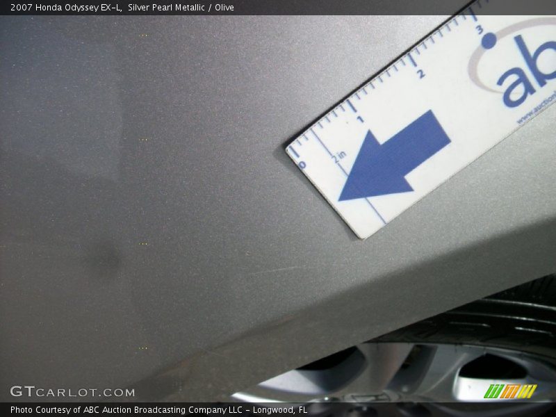 Silver Pearl Metallic / Olive 2007 Honda Odyssey EX-L