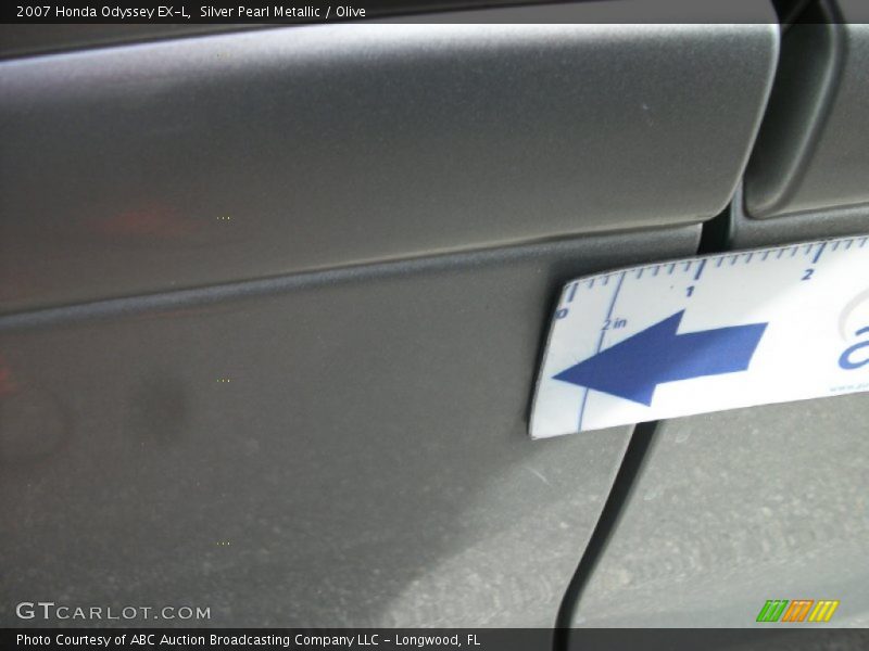 Silver Pearl Metallic / Olive 2007 Honda Odyssey EX-L