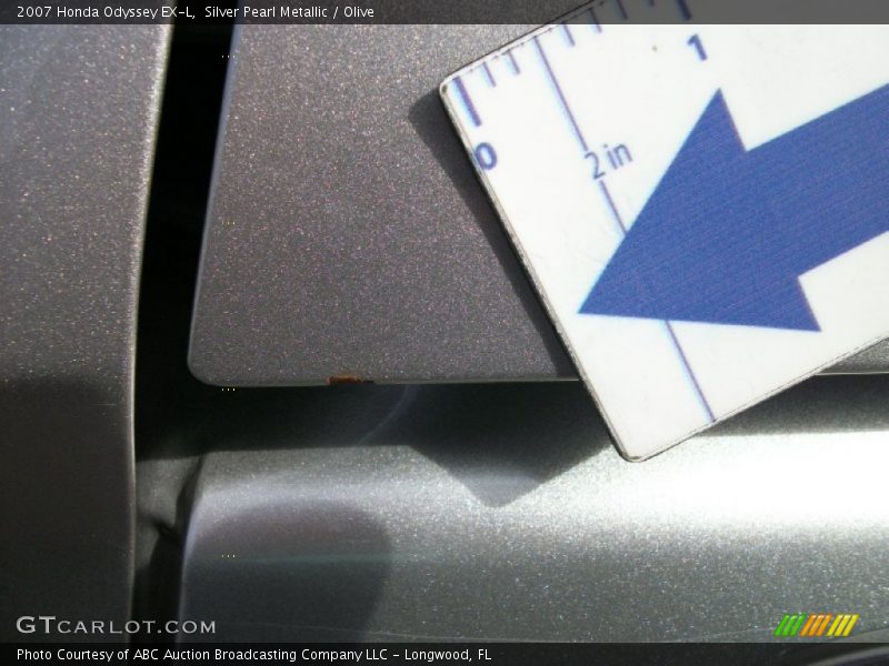 Silver Pearl Metallic / Olive 2007 Honda Odyssey EX-L