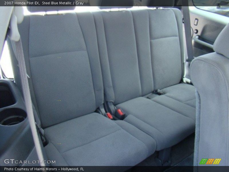 Steel Blue Metallic / Gray 2007 Honda Pilot EX