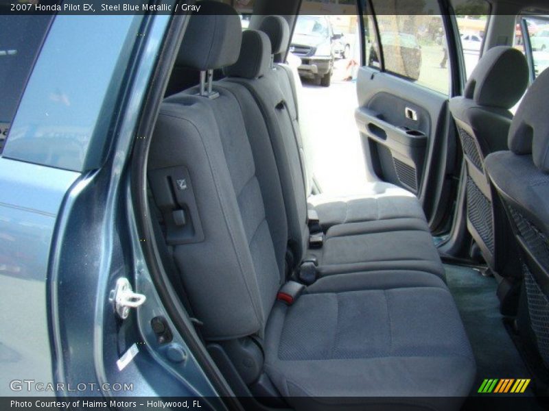 Steel Blue Metallic / Gray 2007 Honda Pilot EX