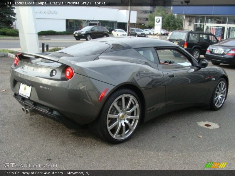 Lifestyle Graphite Gray / Paprika 2011 Lotus Evora Coupe