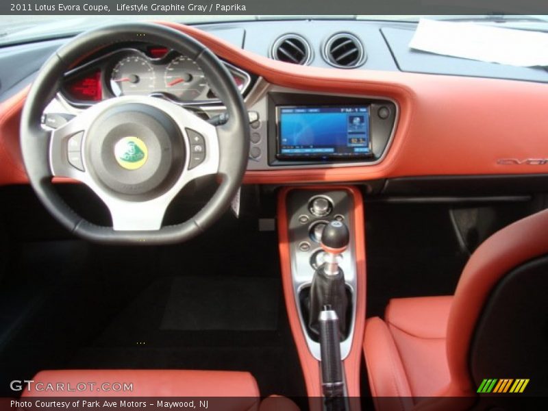Dashboard of 2011 Evora Coupe