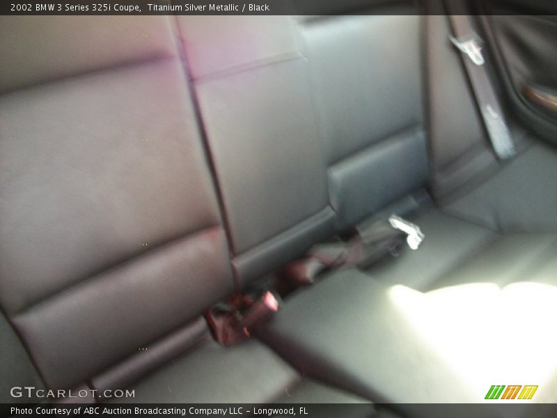 Titanium Silver Metallic / Black 2002 BMW 3 Series 325i Coupe