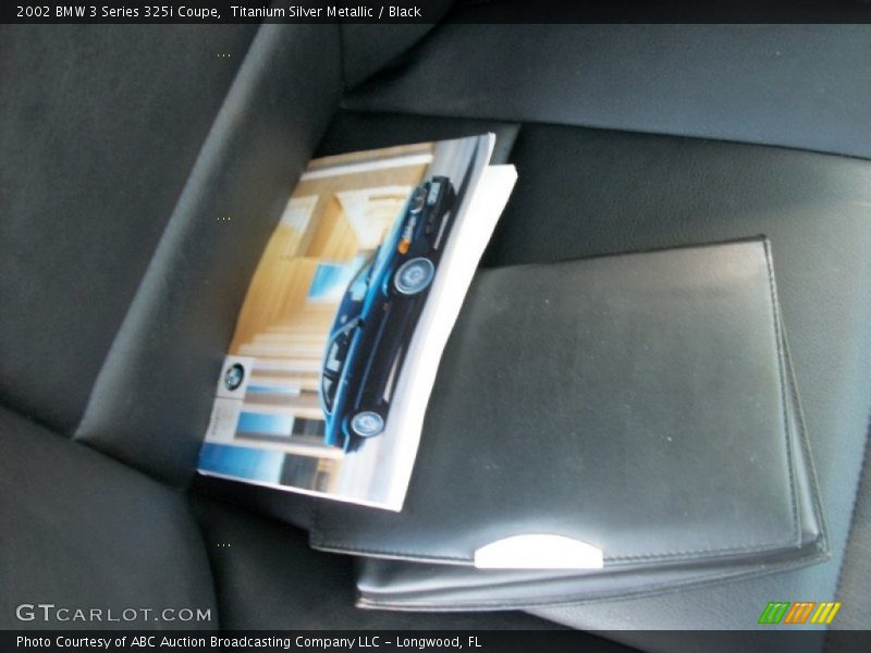 Titanium Silver Metallic / Black 2002 BMW 3 Series 325i Coupe
