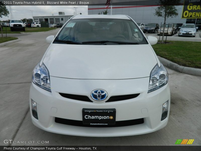Blizzard White Pearl / Bisque 2011 Toyota Prius Hybrid II
