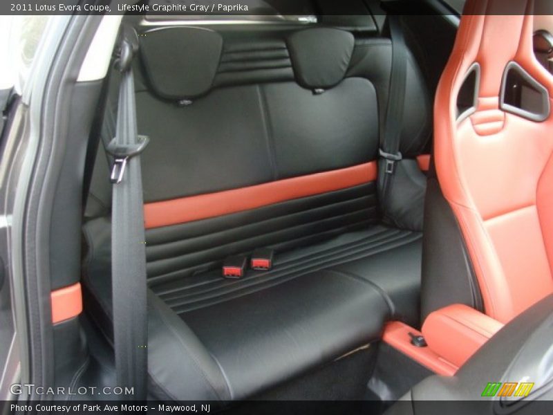  2011 Evora Coupe Paprika Interior