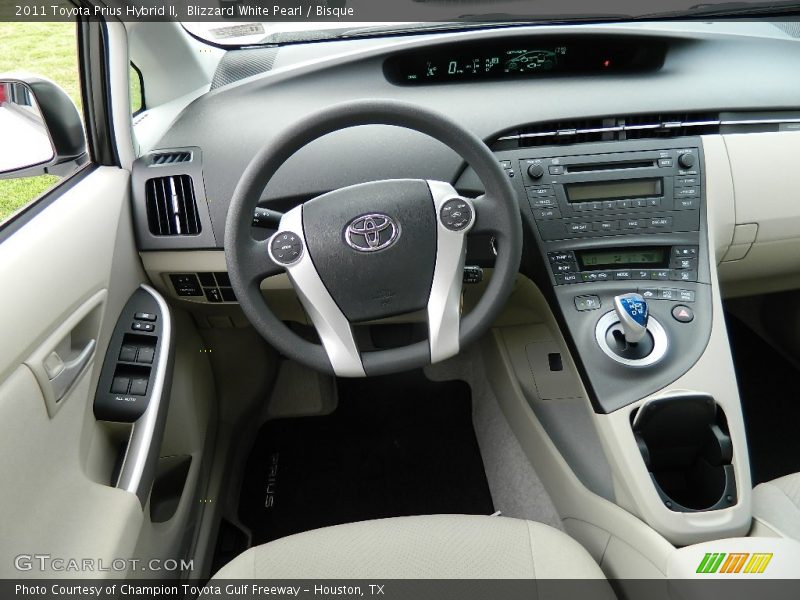 Blizzard White Pearl / Bisque 2011 Toyota Prius Hybrid II