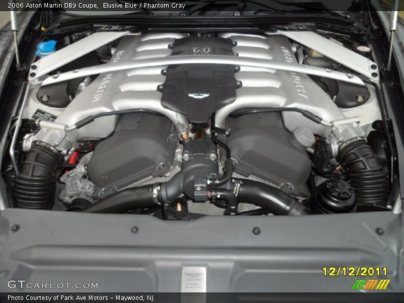  2006 DB9 Coupe Engine - 6.0 Liter DOHC 48 Valve V12