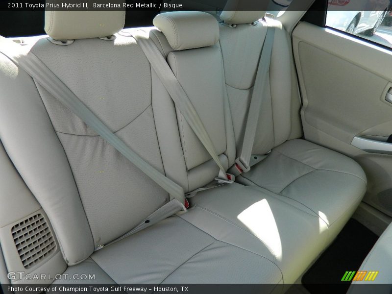 Barcelona Red Metallic / Bisque 2011 Toyota Prius Hybrid III