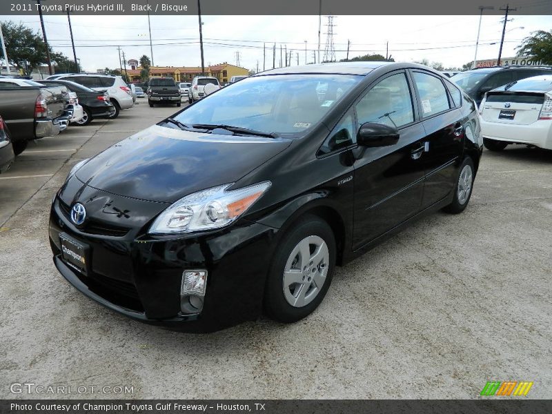 Black / Bisque 2011 Toyota Prius Hybrid III