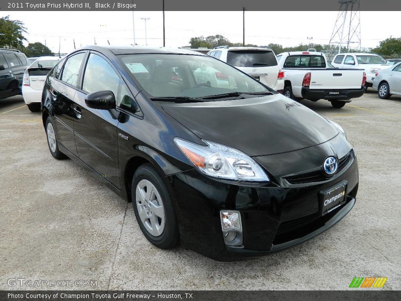 Black / Bisque 2011 Toyota Prius Hybrid III