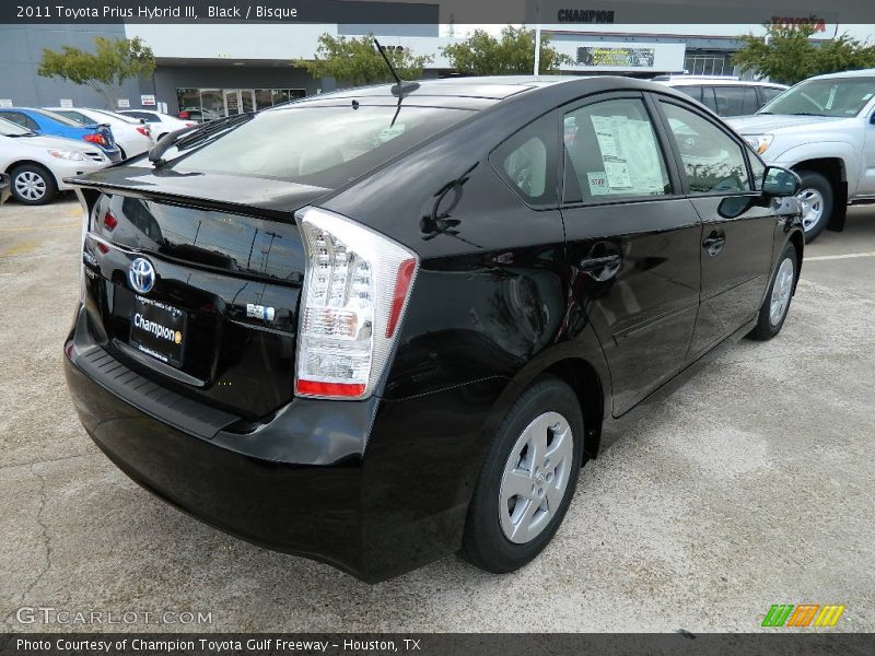Black / Bisque 2011 Toyota Prius Hybrid III