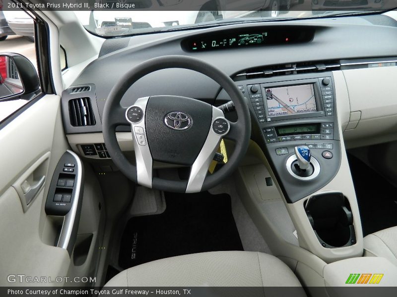 Black / Bisque 2011 Toyota Prius Hybrid III