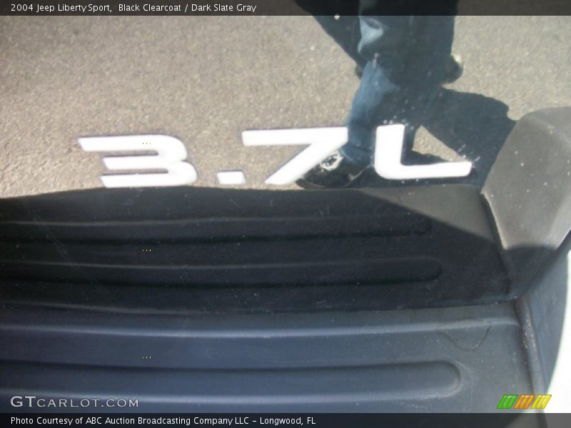 Black Clearcoat / Dark Slate Gray 2004 Jeep Liberty Sport