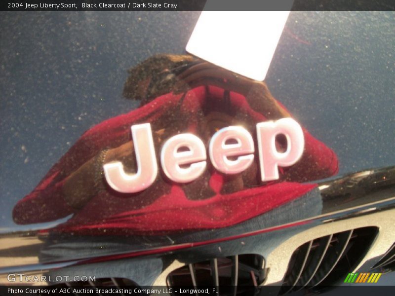 Black Clearcoat / Dark Slate Gray 2004 Jeep Liberty Sport