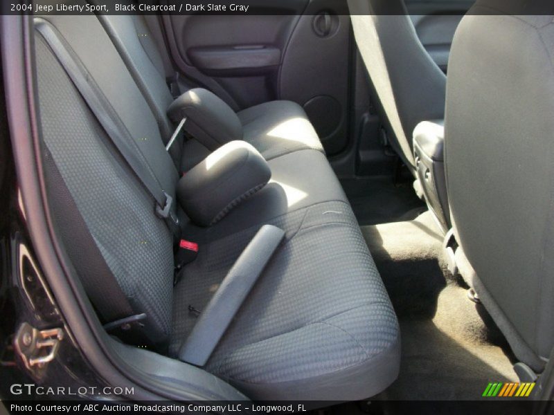 Black Clearcoat / Dark Slate Gray 2004 Jeep Liberty Sport