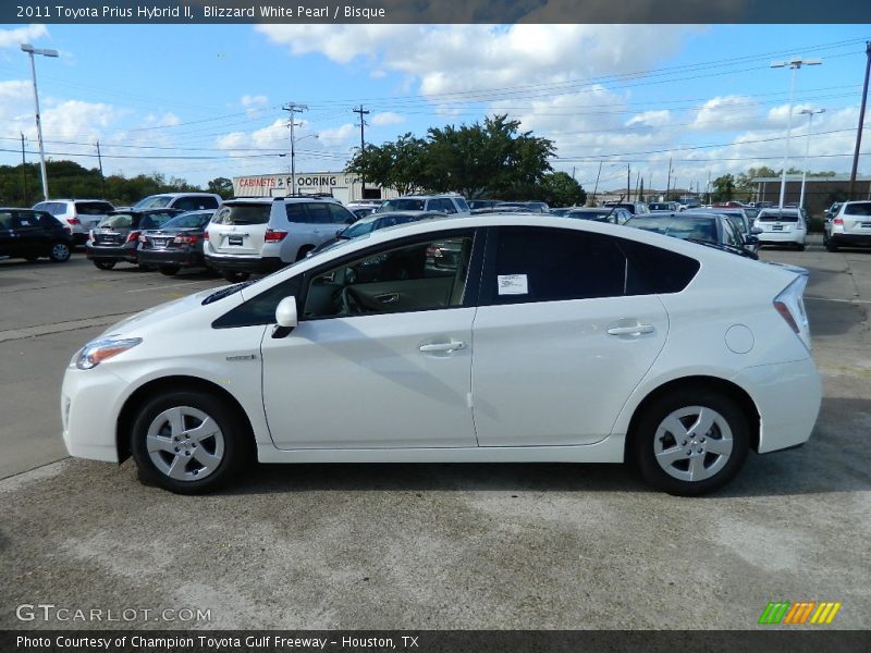 Blizzard White Pearl / Bisque 2011 Toyota Prius Hybrid II