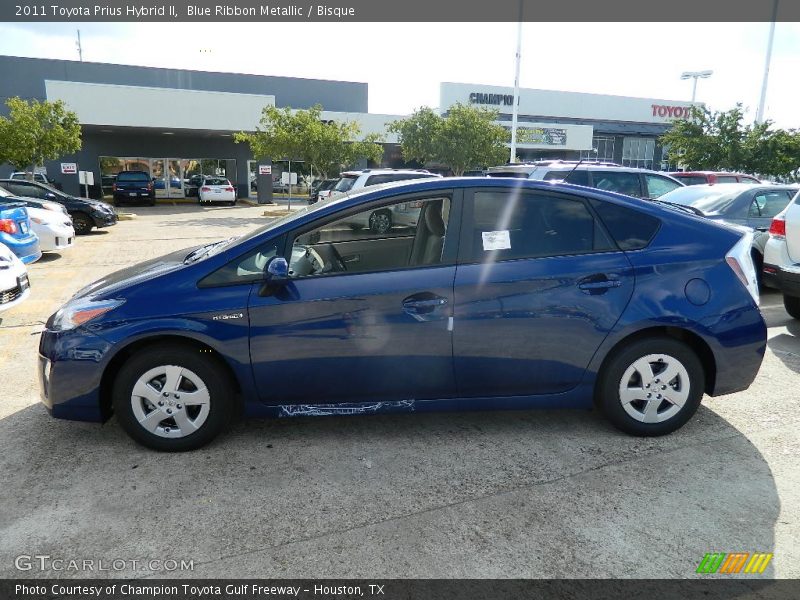 Blue Ribbon Metallic / Bisque 2011 Toyota Prius Hybrid II