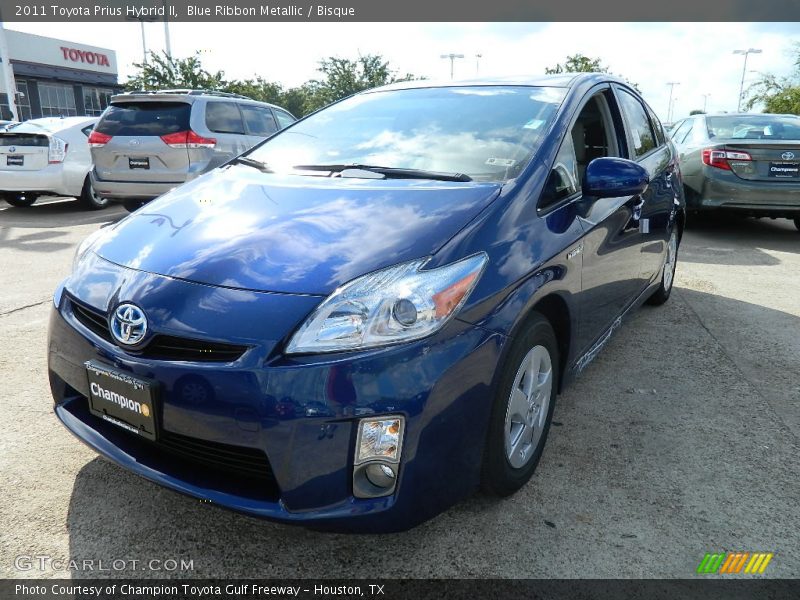 Blue Ribbon Metallic / Bisque 2011 Toyota Prius Hybrid II