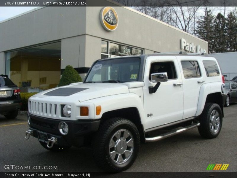 Birch White / Ebony Black 2007 Hummer H3 X