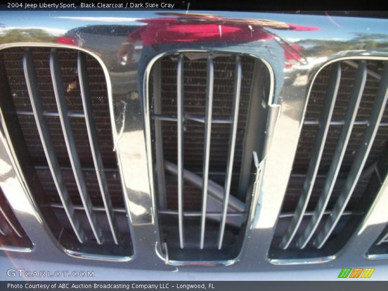 Black Clearcoat / Dark Slate Gray 2004 Jeep Liberty Sport