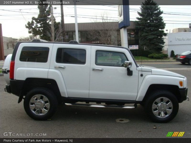Birch White / Ebony Black 2007 Hummer H3 X