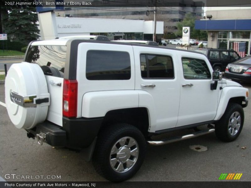 Birch White / Ebony Black 2007 Hummer H3 X