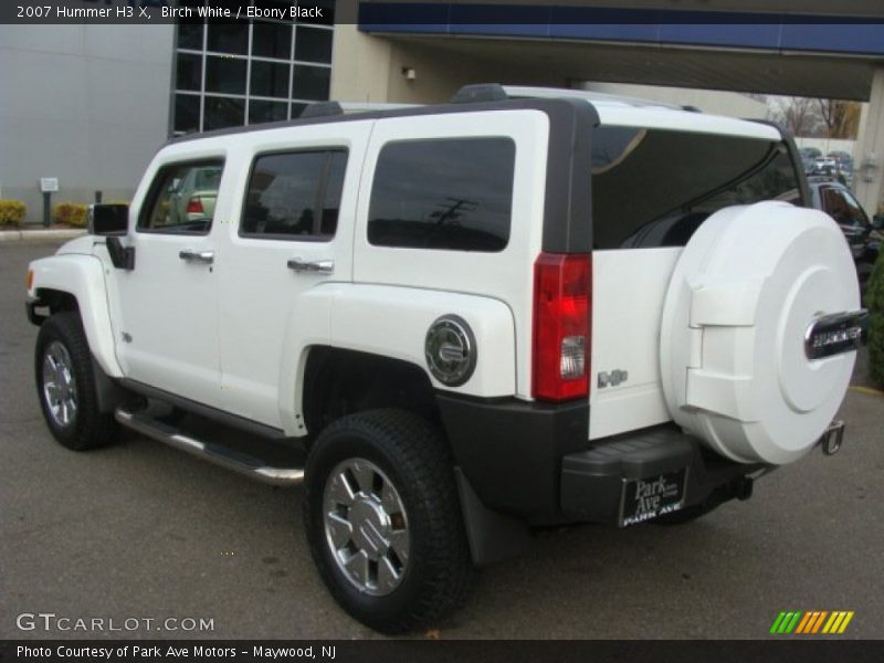Birch White / Ebony Black 2007 Hummer H3 X