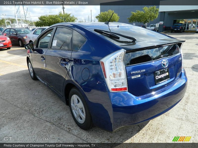 Blue Ribbon Metallic / Bisque 2011 Toyota Prius Hybrid II