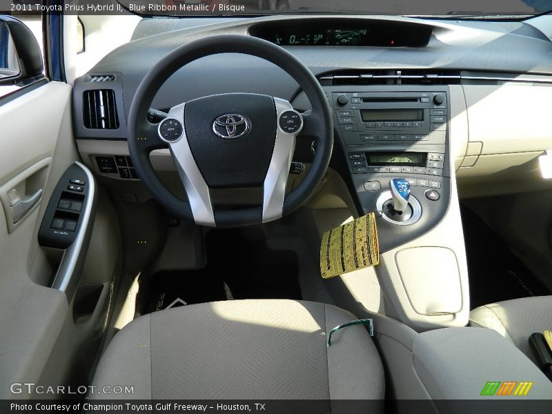 Blue Ribbon Metallic / Bisque 2011 Toyota Prius Hybrid II
