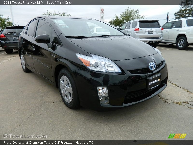Black / Misty Gray 2011 Toyota Prius Hybrid IV