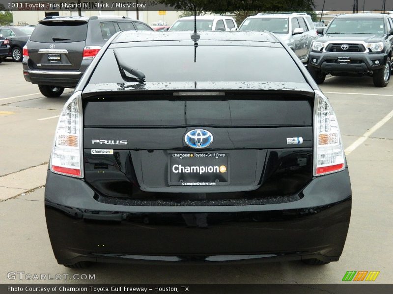 Black / Misty Gray 2011 Toyota Prius Hybrid IV