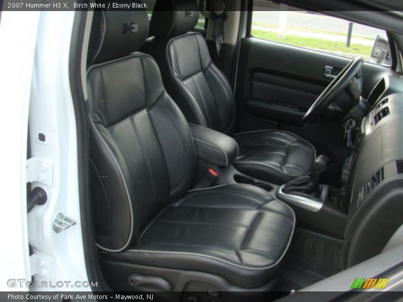 Birch White / Ebony Black 2007 Hummer H3 X