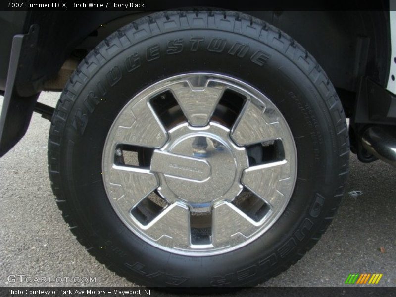 Birch White / Ebony Black 2007 Hummer H3 X