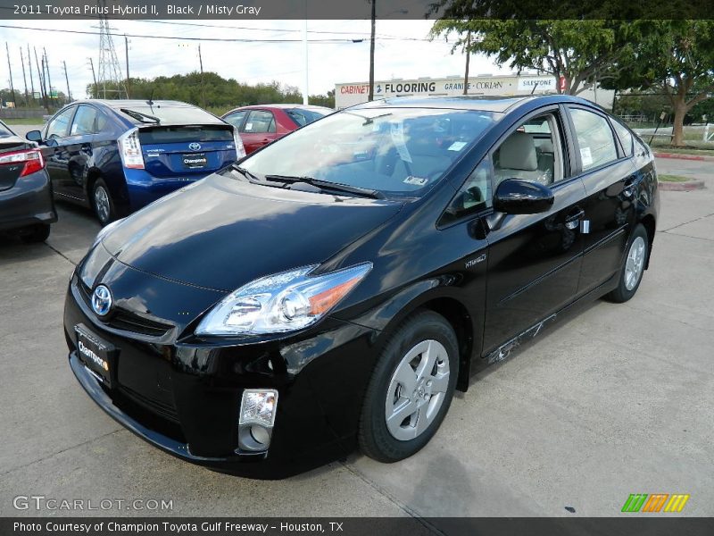 Black / Misty Gray 2011 Toyota Prius Hybrid II