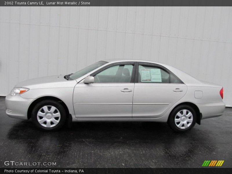 Lunar Mist Metallic / Stone 2002 Toyota Camry LE