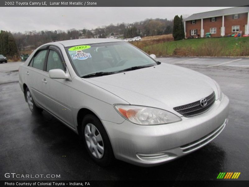 Lunar Mist Metallic / Stone 2002 Toyota Camry LE