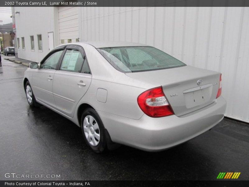 Lunar Mist Metallic / Stone 2002 Toyota Camry LE