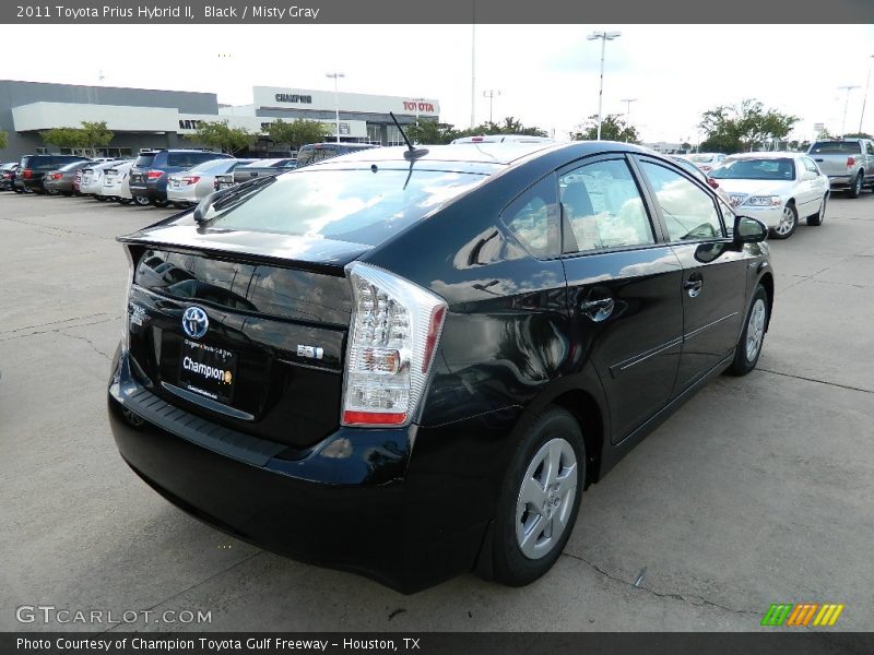 Black / Misty Gray 2011 Toyota Prius Hybrid II